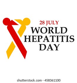 vector illustration of world hepatitis day. 