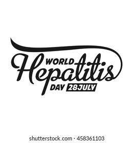 vector illustration of world hepatitis day. 
