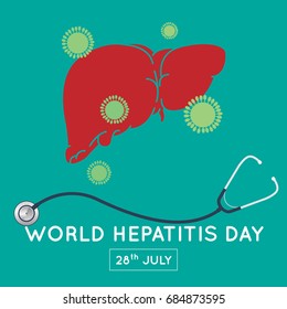 Vector illustration of World Hepatitis Day