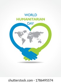 Vector Illustration of World Humanitarian Day observed on 19th August
