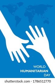 Vector Illustration of World Humanitarian Day observed on 19th August
