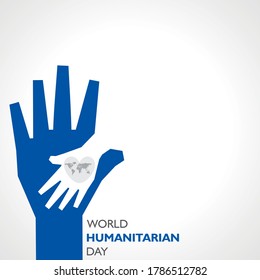 Vector Illustration of World Humanitarian Day observed on 19th August
