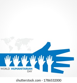 Vector Illustration of World Humanitarian Day observed on 19th August
