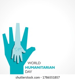 Vector Illustration of World Humanitarian Day observed on 19th August
