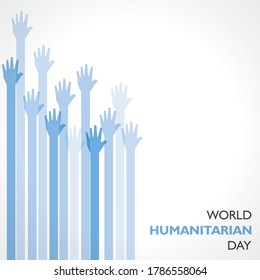 Vector Illustration of World Humanitarian Day observed on 19th August