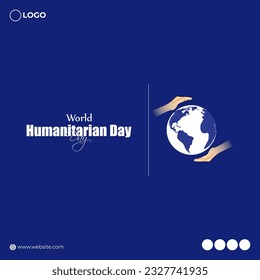 Vector illustration for World Humanitarian Day