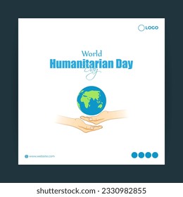 Vector illustration for World Humanitarian Day