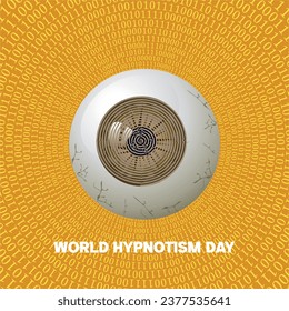 Ilustración vectorial del Día Mundial del Hipnotismo