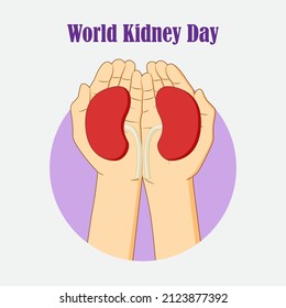 Vector illustration for World Kidney Day