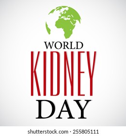 Vector illustration for World Kidney Day.
