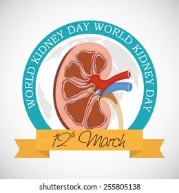 Vector illustration for World Kidney Day.