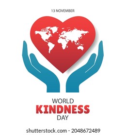 Vector Illustration of World Kindness Day.
