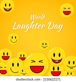 vector illustration for world laughter day