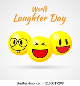 vector illustration for world laughter day