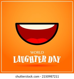 vector illustration for world laughter day