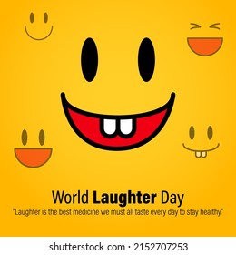 vector illustration for world laughter day