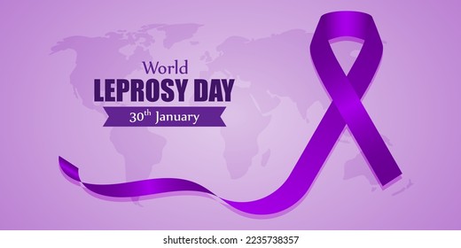 Vector illustration of World Leprosy Day 30 January