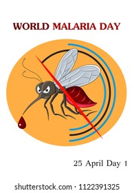Vector Illustration of World Malaria Day