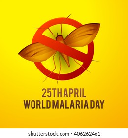 Vector illustration of  World Malaria Day.