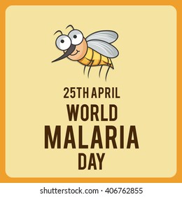 Vector illustration of World Malaria Day.