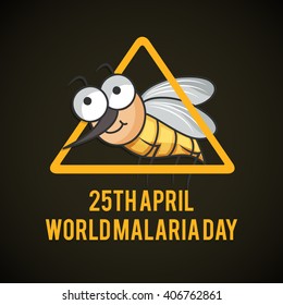 Vector illustration of World Malaria Day.