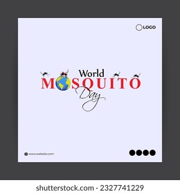 Vector illustration for World Mosquito Day