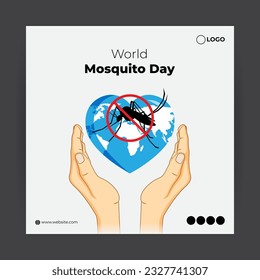 Ilustración de vectores para el Día Mundial del Mosquito