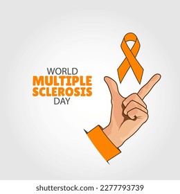 Vector Illustration of World Multiple Sclerosis Day
