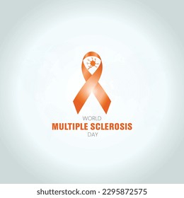 Vector Illustration of World Multiple Sclerosis Day. World Multiple Sclerosis Day. 