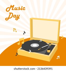 Vector Illustration for World Music Day