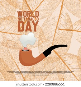 Vector illustration of World No Tobacco Day.