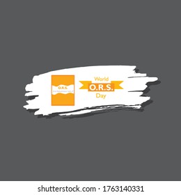 Vector illustration for World ORS day observed on 29th July
