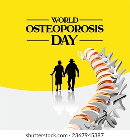 Vector Illustration of World Osteoporosis Day.