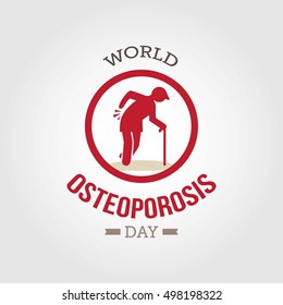 Vector illustration of World Osteoporosis day campaign.