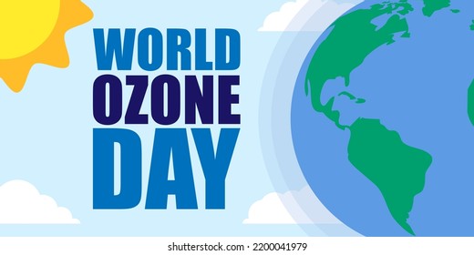 vector illustration for world ozone day