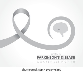 Vector illustration of World Parkinson's disease Awareness Month observed in April every year

