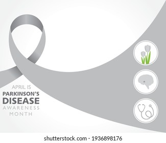 Vector illustration of World Parkinson's disease Awareness Month observed in April every year
