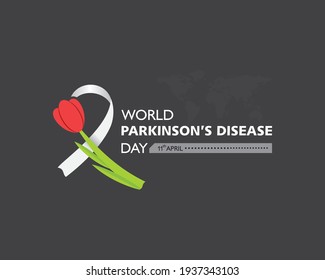 Vector illustration of World Parkinson's disease Day observed on 11th April every year