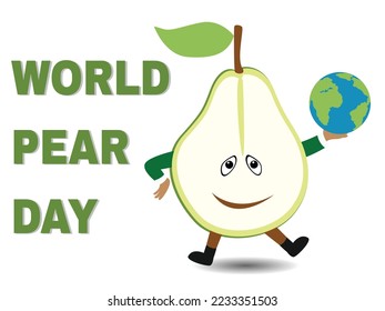 vector illustration World Pear Day