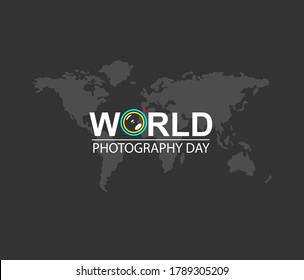 vector illustration of World Photography Day -19 August