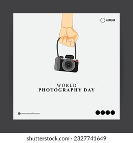 Vector illustration for World Photography Day