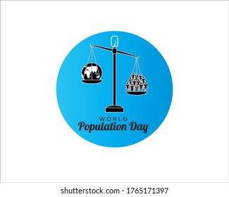 VECTOR ILLUSTRATION FOR WORLD POPULATION DAY