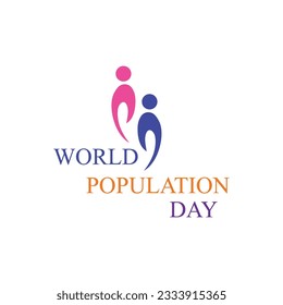 Ilustración vectorial del concepto del Día Mundial de la Población, 11 de julio. Sobrepoblación, sobrecarga, explosión de población mundial y hambruna.