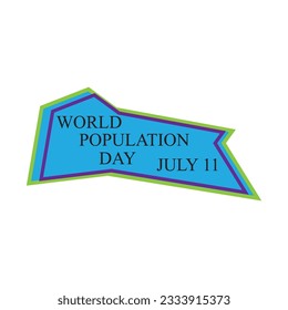 Vector illustration of World Population Day Concept, 11July. Overcrowded, overloaded, explosion of world population and starvation.
