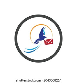 vector illustration of World Post Day logo design