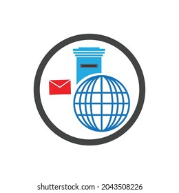 vector illustration of World Post Day logo design