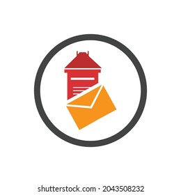 vector illustration of World Post Day logo design