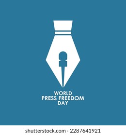 Vector illustration for World Press Freedom Day May 3