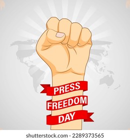 Vector illustration for World Press Freedom Day May 3
