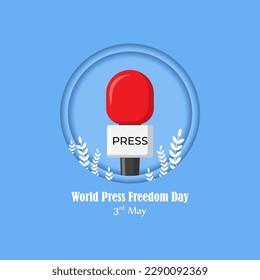 Vector illustration for World Press Freedom Day May 3